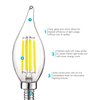 Luxrite CA11 LED Bulbs 5W (60W Equivalent) 550LM 5000K Bright White Dimmable E12 Candelabra Base 24-Pack LR21599-24PK